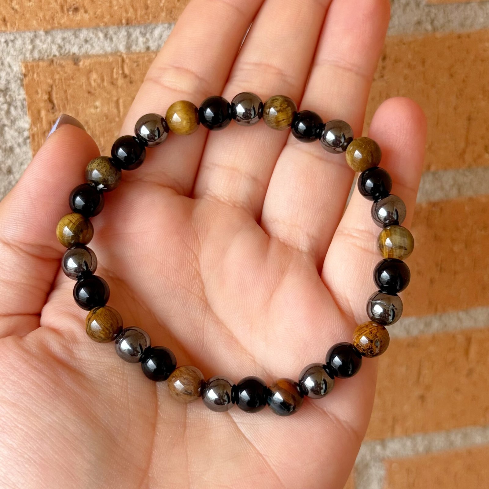 Pulsera bolas TRIPLE PROTECCIÓN - Hombre
