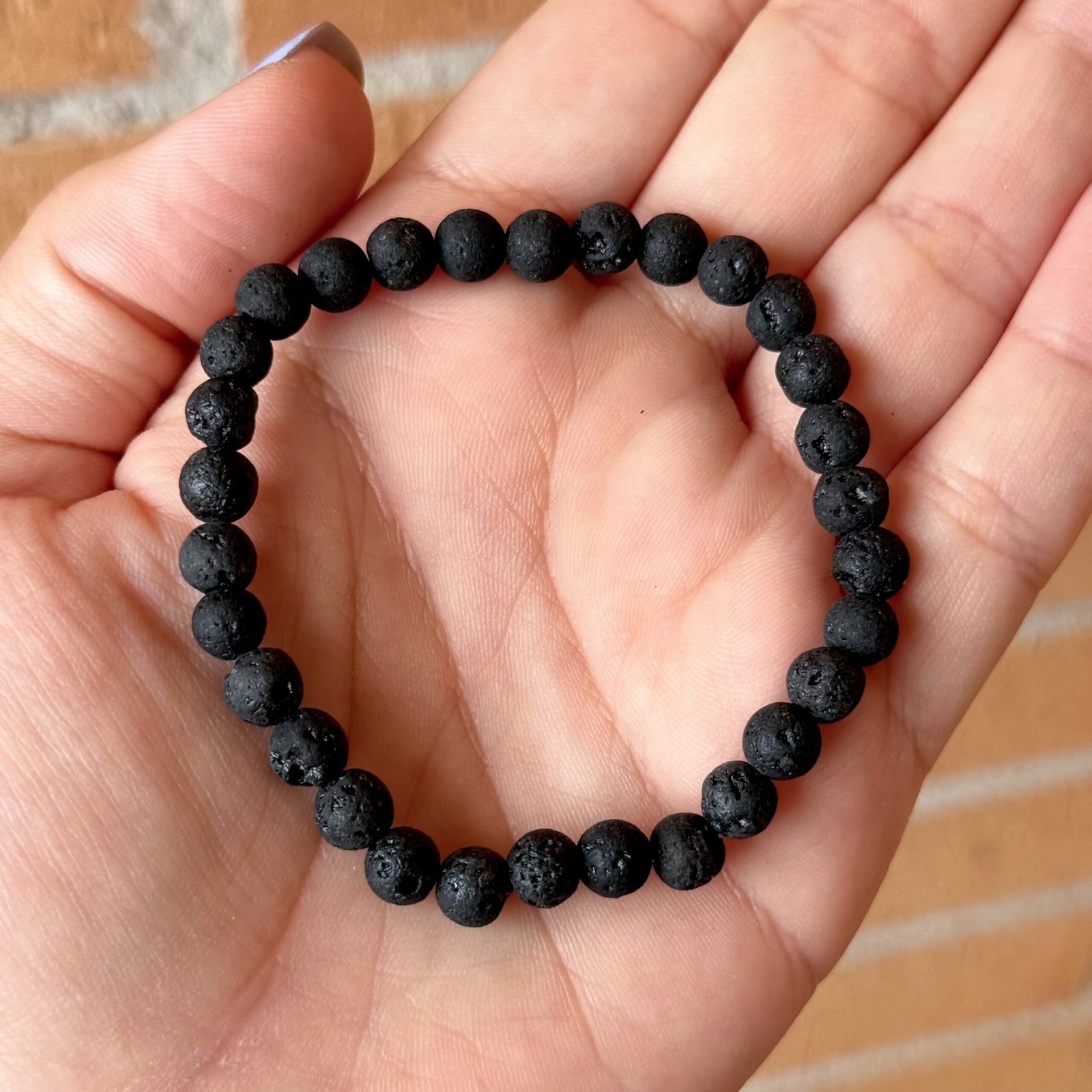 Pulsera bolas lava