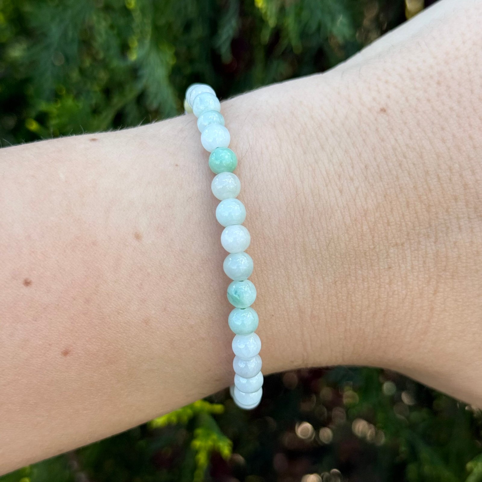 Pulsera bolas Jade Birmania