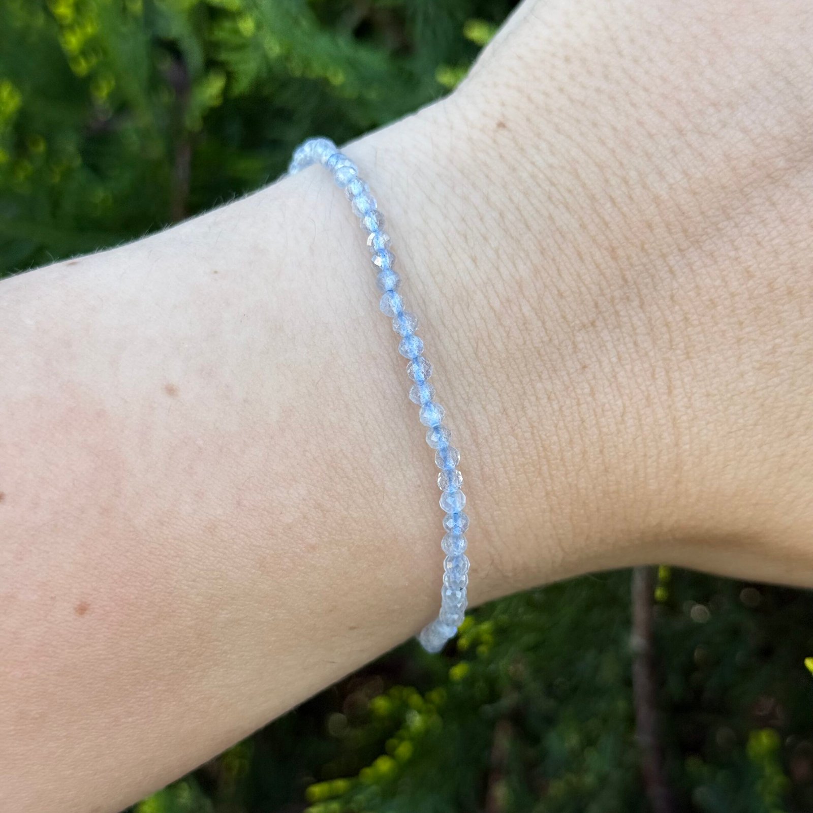 Pulsera facetada Labradorita 3mm