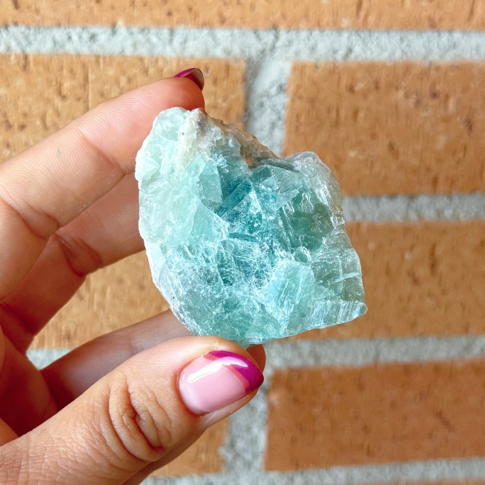 Fluorita verde en bruto